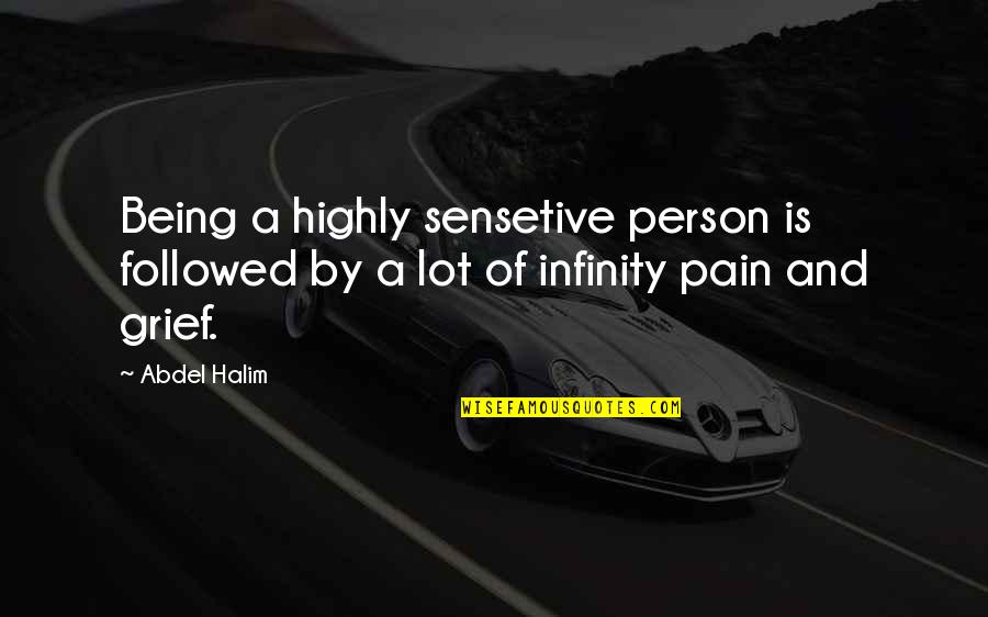 Unicorn Pics With Quotes By Abdel Halim: Being a highly sensetive person is followed by