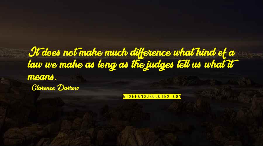 Vacation Calories Quotes By Clarence Darrow: It does not make much difference what kind