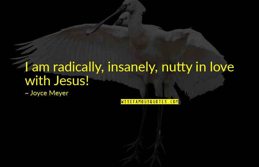 Val Napier Quotes By Joyce Meyer: I am radically, insanely, nutty in love with