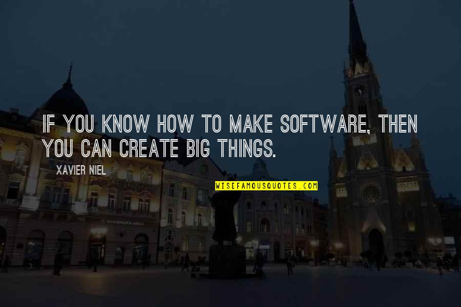 Vallejos 4th Quotes By Xavier Niel: If you know how to make software, then