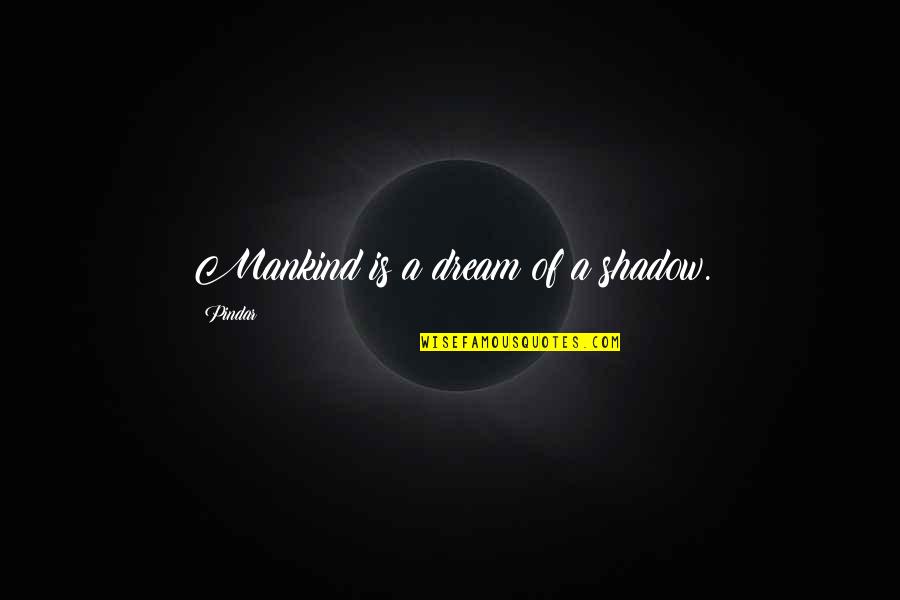 Vanzolinii Quotes By Pindar: Mankind is a dream of a shadow.