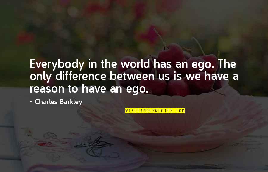 Varamyr Sixskins Quotes By Charles Barkley: Everybody in the world has an ego. The