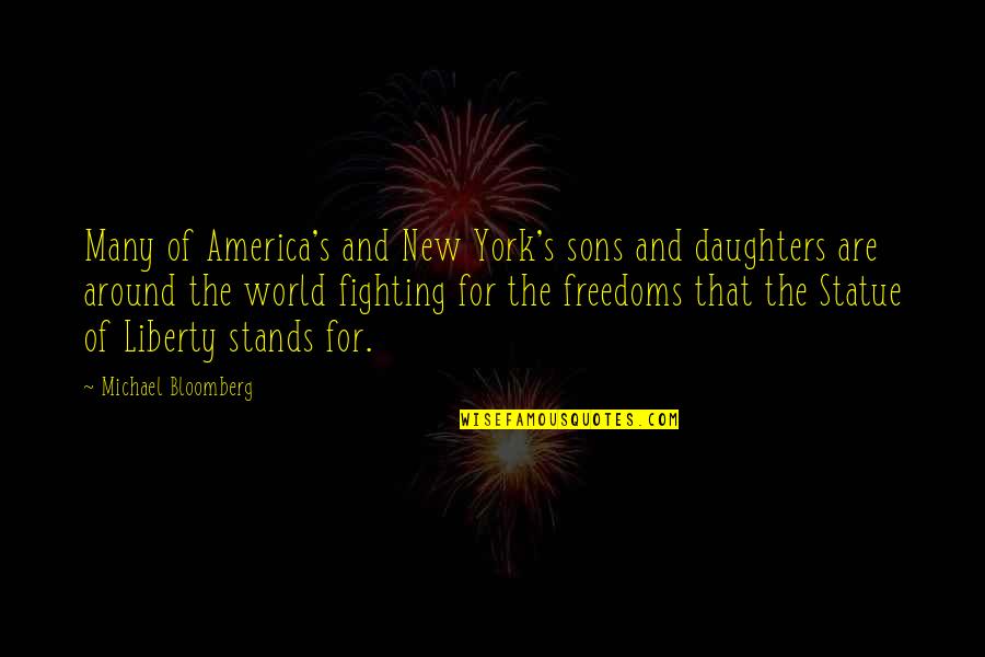 Vasul Titanic Quotes By Michael Bloomberg: Many of America's and New York's sons and
