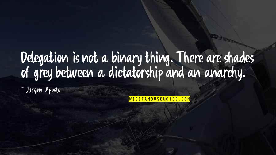 Vat Purnima Quotes By Jurgen Appelo: Delegation is not a binary thing. There are