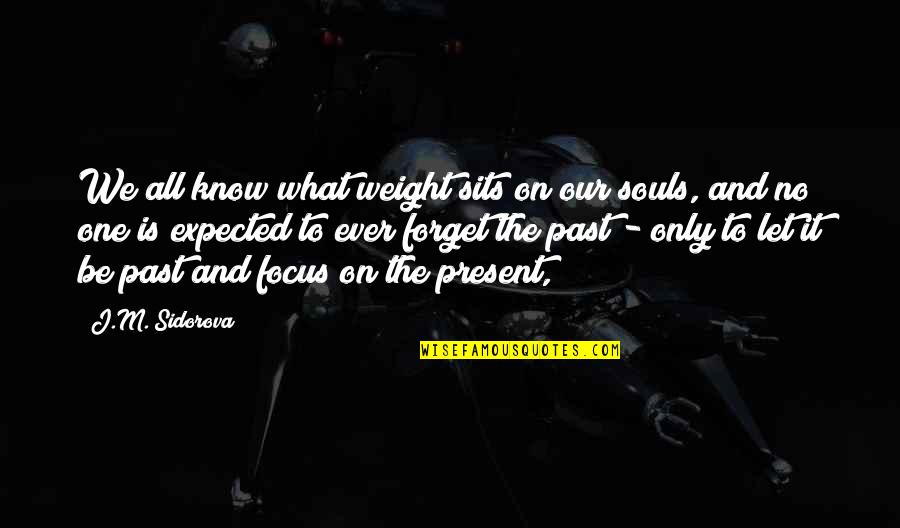 Vgk Schedule Quotes By J.M. Sidorova: We all know what weight sits on our