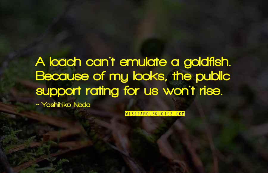 Video Game Inspirational Quotes By Yoshihiko Noda: A loach can't emulate a goldfish. Because of