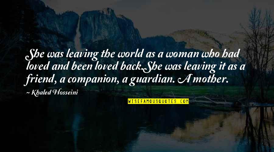 Vidorreta Glitter Shoes Quotes By Khaled Hosseini: She was leaving the world as a woman