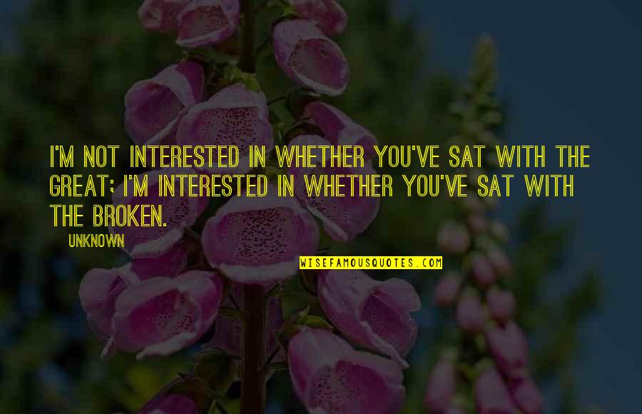 Vixx Song Quotes By Unknown: I'm not interested in whether you've sat with