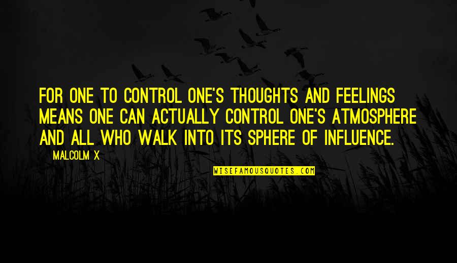 Volwassen Kleurplaat Quotes By Malcolm X: For one to control one's thoughts and feelings