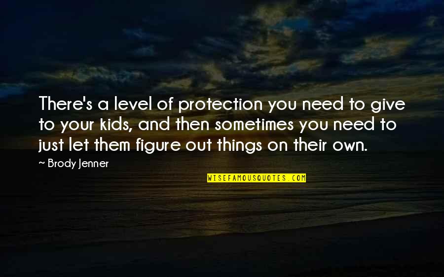 Ward Heelers Dogs Quotes By Brody Jenner: There's a level of protection you need to