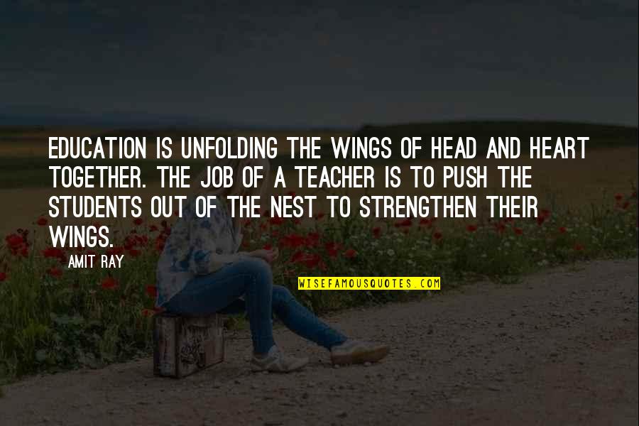 Warrior 2011 Movie Quotes By Amit Ray: Education is unfolding the wings of head and