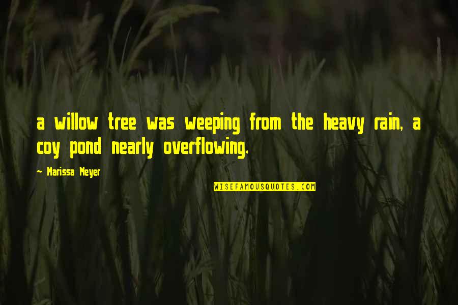 Weeping Quotes By Marissa Meyer: a willow tree was weeping from the heavy