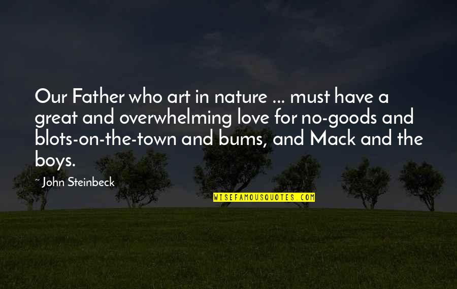 Westerlands Cities Quotes By John Steinbeck: Our Father who art in nature ... must