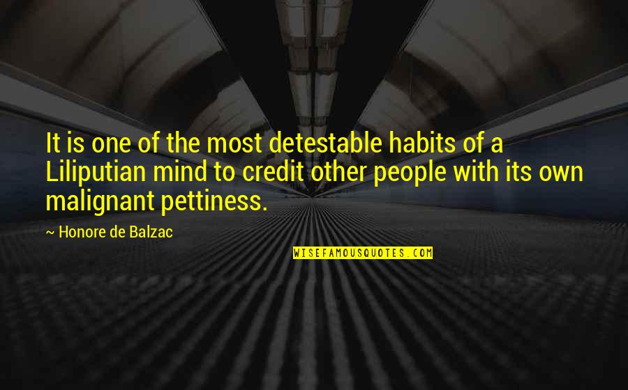 When Your Parents Dont Trust You Quotes By Honore De Balzac: It is one of the most detestable habits