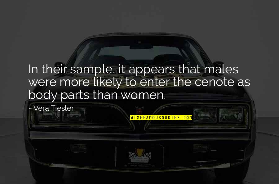 Winglets Quotes By Vera Tiesler: In their sample, it appears that males were