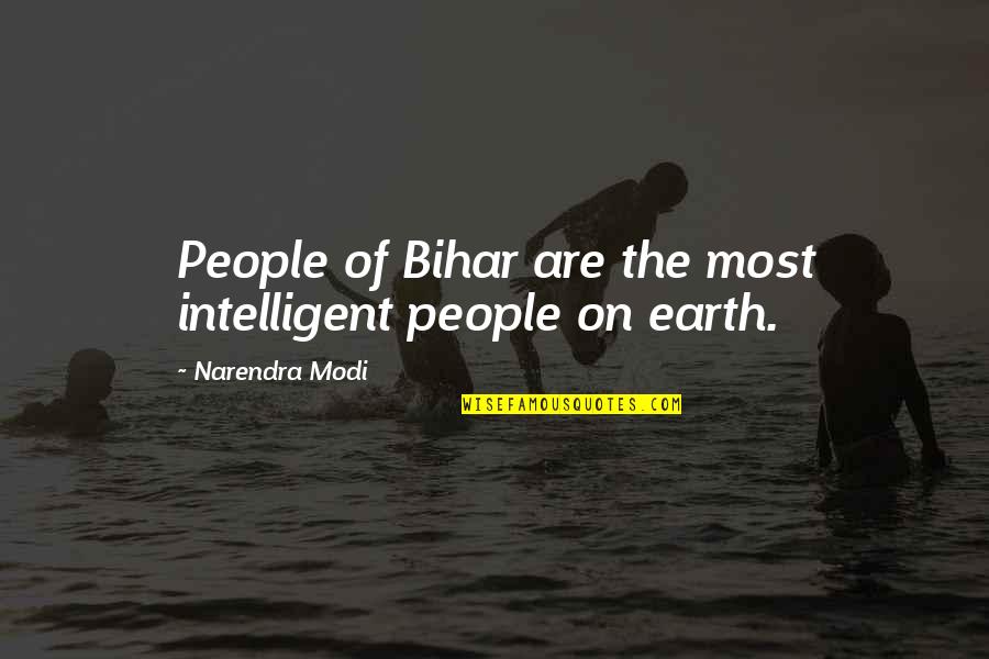 Woman To Black Men Quotes By Narendra Modi: People of Bihar are the most intelligent people