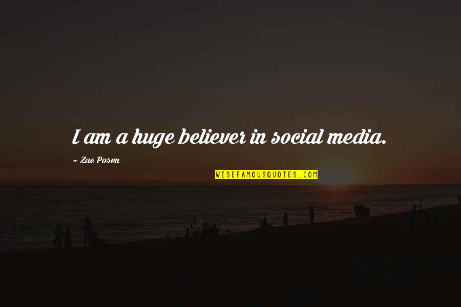 Women S Centers Quotes By Zac Posen: I am a huge believer in social media.