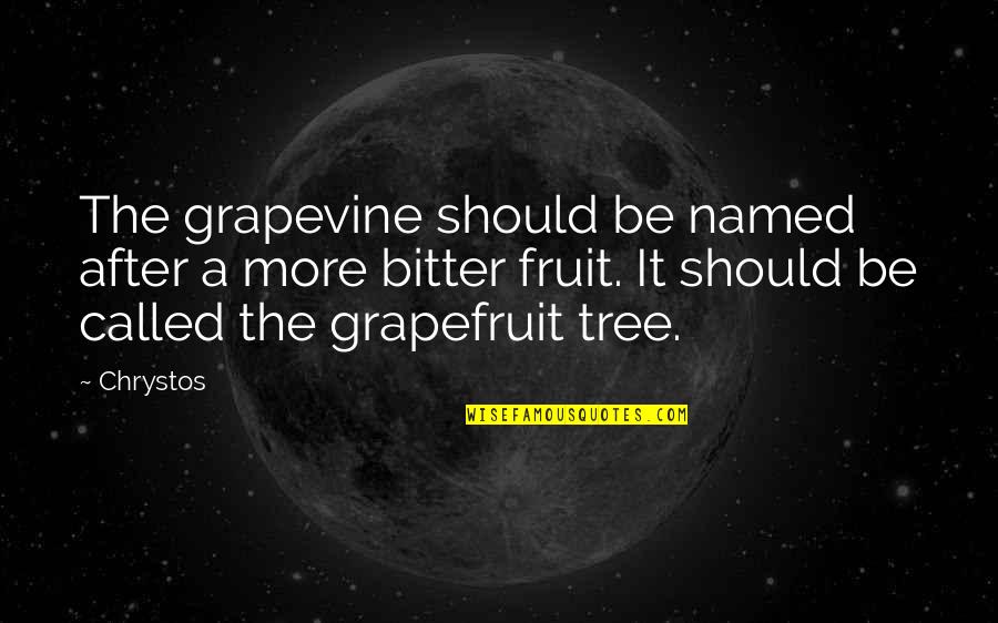 Wooly Worm Quotes By Chrystos: The grapevine should be named after a more