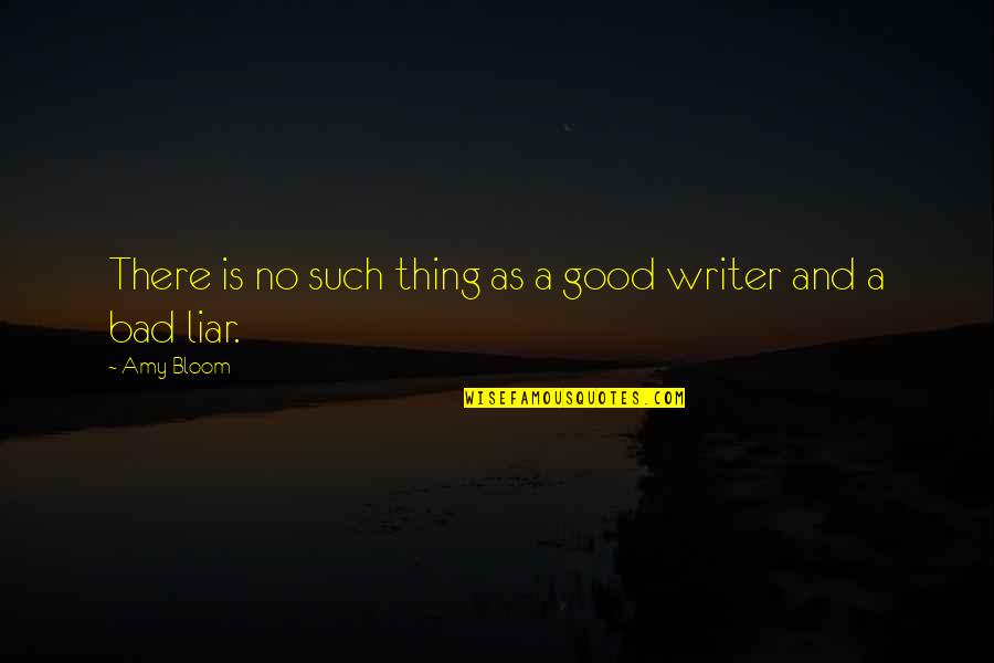 Writing Good Quotes By Amy Bloom: There is no such thing as a good