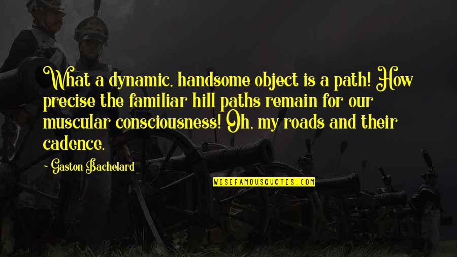 Xiaokang Deng Quotes By Gaston Bachelard: What a dynamic, handsome object is a path!