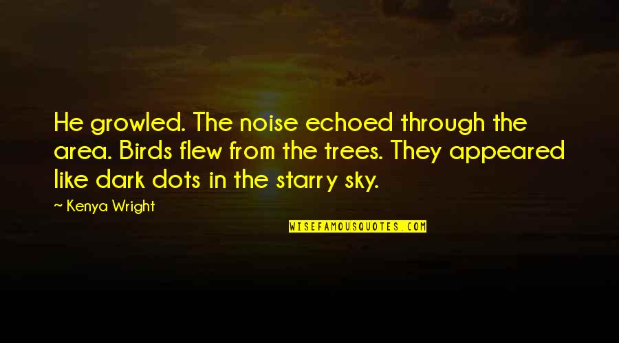 You Are Amazing You Are Beautiful Quotes By Kenya Wright: He growled. The noise echoed through the area.