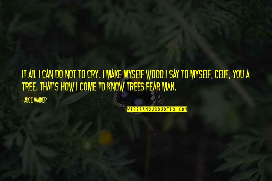 You Can't Do It All Quotes By Alice Walker: It all I can do not to cry.