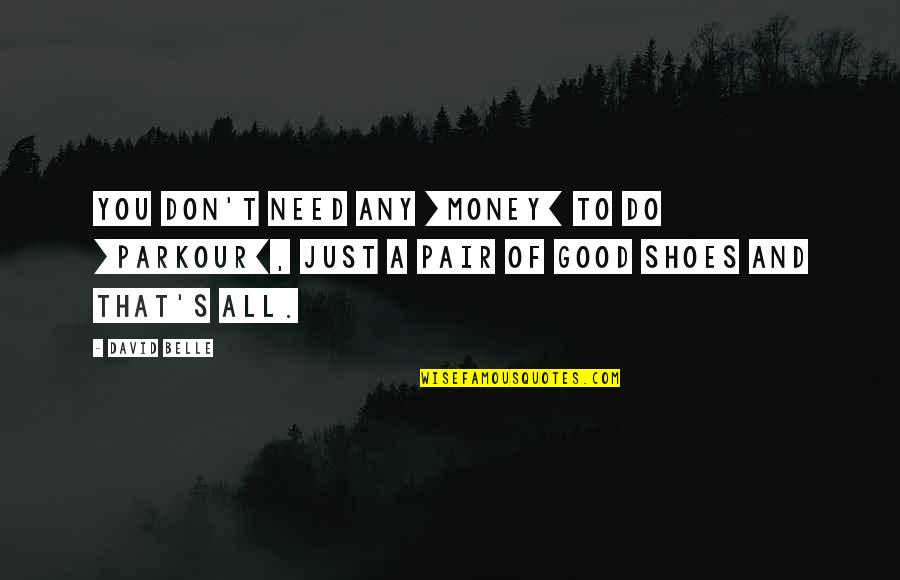 You Don't Need Money Quotes By David Belle: You don't need any [money] to do [Parkour],