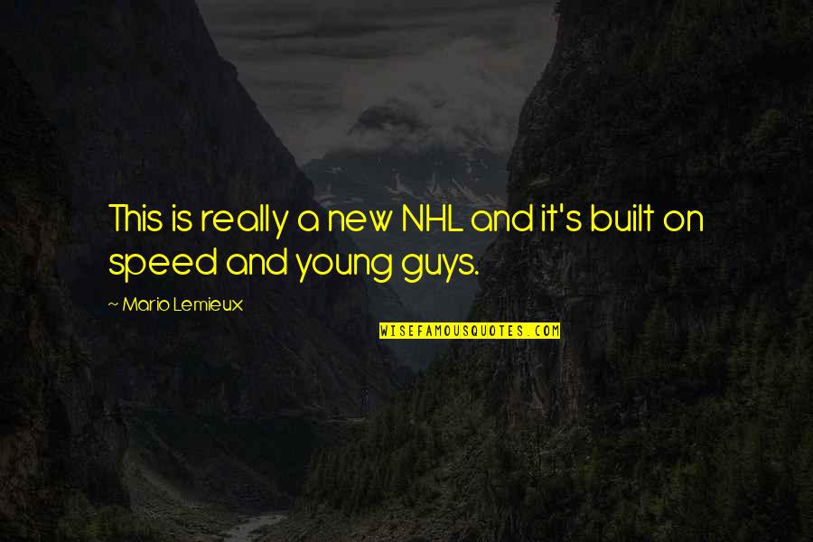 Your Bf Making You Smile Quotes By Mario Lemieux: This is really a new NHL and it's