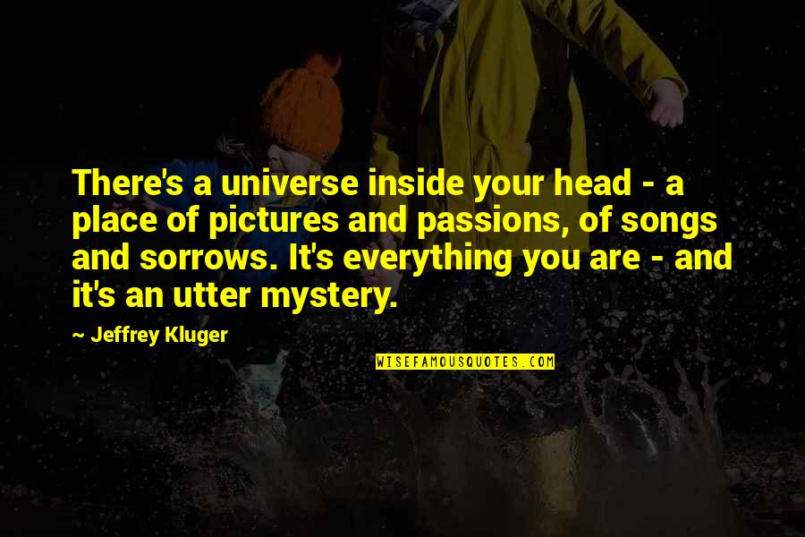 Your Pictures Quotes By Jeffrey Kluger: There's a universe inside your head - a