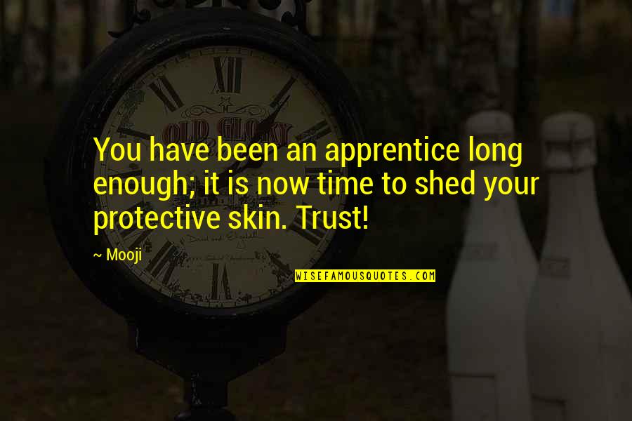 Your Time Is Your Time Quotes By Mooji: You have been an apprentice long enough; it