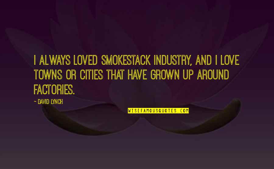 Yu Kanda Quotes By David Lynch: I always loved smokestack industry, and I love