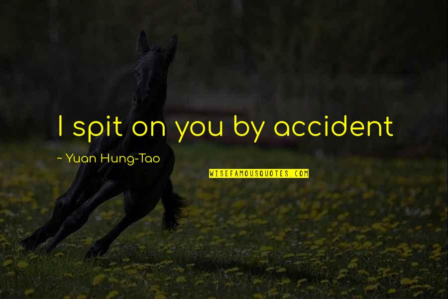 Yuan Quotes By Yuan Hung-Tao: I spit on you by accident