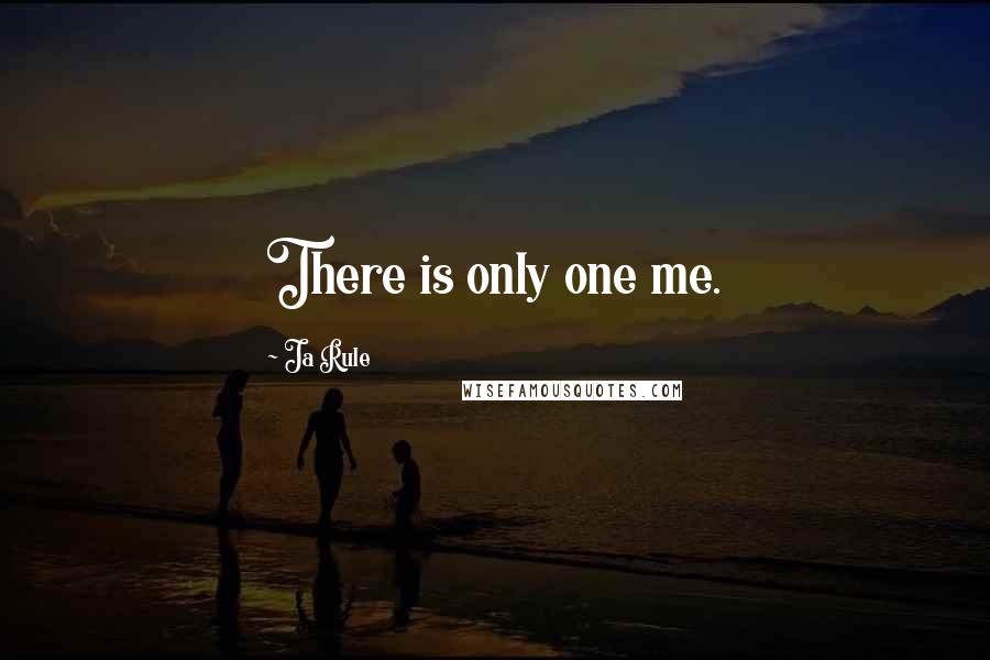 Ja Rule Quotes: There is only one me.