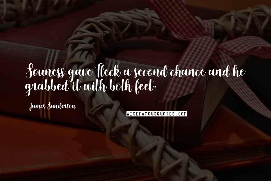 James Sanderson Quotes: Souness gave Fleck a second chance and he grabbed it with both feet.