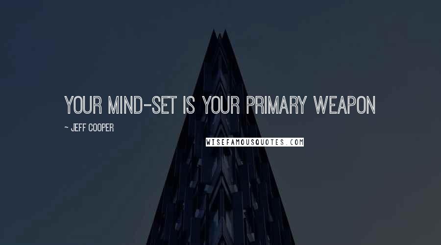 Jeff Cooper Quotes: Your mind-set is your primary weapon