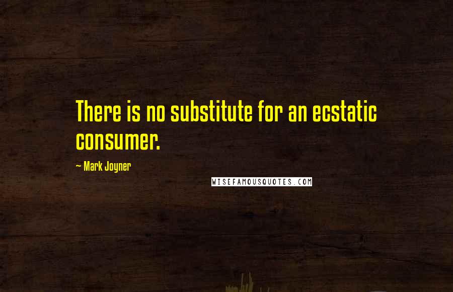 Mark Joyner Quotes: There is no substitute for an ecstatic consumer.