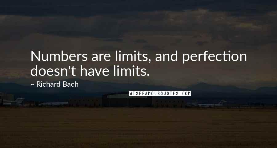 Richard Bach Quotes: Numbers are limits, and perfection doesn't have limits.