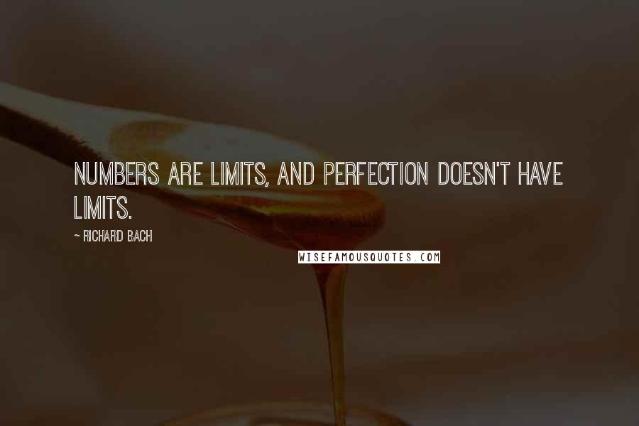 Richard Bach Quotes: Numbers are limits, and perfection doesn't have limits.